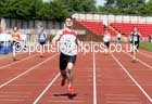 Reuben Cole (Gateshead) wins the under-17 mens 400 metres at the North Eastern Championships, Gateshead International Stadium.  Photos: David T. Hewitson/Sports for All Pics